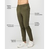 image:imageCasual Pants for Men Slim Fit Stretch Chino Tech Travel Pants TaperedDark Olive