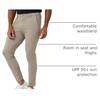 image:imageCasual Pants for Men Slim Fit Stretch Chino Tech Travel Pants TaperedTaupe