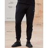 image:imageFleece Joggers for Men Soft Lounge Sweatpants Zip Pockets Tapered S4XLNonbranded  Navy