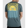 image:imageGraphic Tees for Men Trippy Space Design Colorful TShirts S4XLWavy  Light Blue