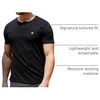 image:imageHenley Shirts for Men Long Sleeve Casual 3 Button Soft Cotton S4XL2 Pack  BlackCharcoal  Logo