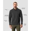 image:imageLong Sleeve Polo Shirts for Men Slim Fit Collared Soft Cotton S4XLNonbranded  Charcoal