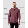 image:imageLong Sleeve Polo Shirts for Men Slim Fit Collared Soft Cotton S4XLNonbranded  Maroon