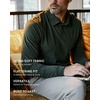 image:imageLong Sleeve Polo Shirts for Men Slim Fit Collared Soft Cotton S4XLPack of 5  Nonbranded  BlackCharcoalIndigoMidnight OliveNavy