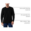 image:imageLong Sleeve Waffle Knit Crew by INTO THE AMBlack