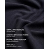 image:imageLong Sleeve Waffle Knit Crew by INTO THE AMBlack