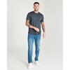 image:imageMens Curved Hem T Shirts Drop Cut Modern Fit Soft Cotton Casual S4XLCharcoal