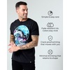 image:imageMens Graphic TShirts Cool Nature Design Tees Short Sleeve S4XLZen Ridge