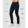 image:imageMens Jeans Stretch Denim Slim Fit Tapered Leg Ultra Soft ComfortDark Grey