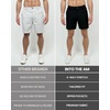 image:imageMens Shorts Stretch Chino Golf Casual Dress Flat Front 7 amp 9 InchBlackCharcoal