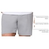 image:imageMens Shorts Stretch Chino Golf Casual Dress Flat Front 7 amp 9 InchLight Grey