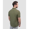 image:imageShort Sleeve Button Down Shirts for Men Slim Fit Stretch Casual S4XLSingle  Nonbranded  Olive Green