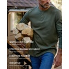 image:imageWaffle Knit Shirts for Men Thermal Crew Henley Textured Layering S4XLBlack
