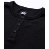 image:imageWaffle Knit Shirts for Men Thermal Crew Henley Textured Layering S4XLBlack