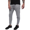 image:imageFleece Joggers for Men Soft Lounge Sweatpants Zip Pockets Tapered S4XLNonbranded  Grey