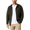 image:imageINTO THE AM Zip Up Hoodies for Men Lightweight Full Zip Fleece Casual S4XLNonbranded  Dark Olive