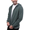 image:imageINTO THE AM Zip Up Hoodies for Men Lightweight Full Zip Fleece Casual S4XLNonbranded  Indigo