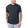 image:imageMens Curved Hem T Shirts Drop Cut Modern Fit Soft Cotton Casual S4XLCharcoal