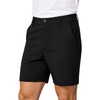 image:imageMens Shorts Stretch Chino Golf Casual Dress Flat Front 7 amp 9 InchBlack