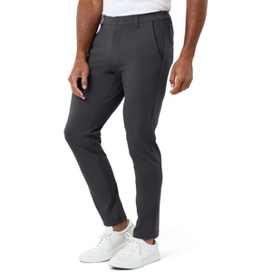 image:imageCasual Pants for Men Slim Fit Stretch Chino Tech Travel Pants TaperedCharcoal