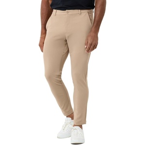 image:imageCasual Pants for Men Slim Fit Stretch Chino Tech Travel Pants TaperedKhaki