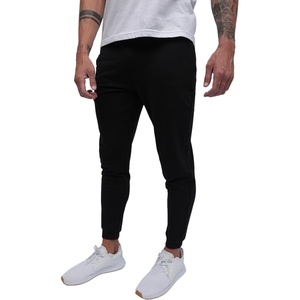 image:imageFleece Joggers for Men Soft Lounge Sweatpants Zip Pockets Tapered S4XLNonbranded  Black