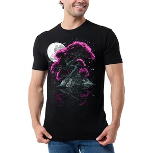 image:imageGraphic Tees for Men Cool Art Short Sleeve TShirts Soft Slim Fit S4XLMidnight Bloom