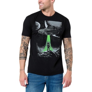 image:imageGraphic Tees for Men Trippy Space Design Colorful TShirts S4XLCosmic Arrival Glowinthedark