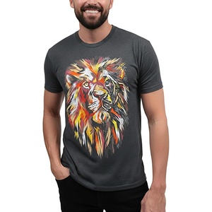 image:imageGraphic Tees for Men Trippy Space Design Colorful TShirts S4XLFractal Beast