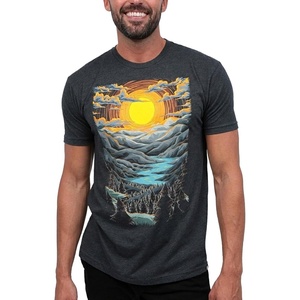 image:imageGraphic Tees for Men Trippy Space Design Colorful TShirts S4XLSunset Serenity
