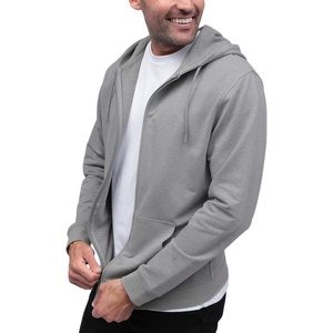 image:imageINTO THE AM Zip Up Hoodies for Men Lightweight Full Zip Fleece Casual S4XLNonbranded  Grey