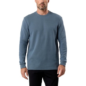 image:imageLong Sleeve Waffle Knit Crew by INTO THE AMIndigo