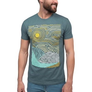 image:imageMens Graphic TShirts Cool Nature Design Tees Short Sleeve S4XLCoastal View
