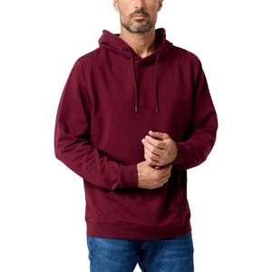 image:imagePullover Hoodie for Men Casual Cotton Blend Sweatshirt LightweightNonbranded  Dark Maroon