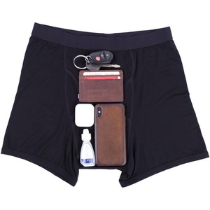 image:imageStash Boxers for Men Hidden Pocket AntiTheft Boxer Briefs UnderwearBlack Modal