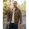 image:imageINTO THE AM Trucker Jackets for Men Flannel Lined Canvas Workwear S4XLBrown