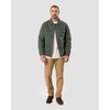 image:imageINTO THE AM Trucker Jackets for Men Flannel Lined Canvas Workwear S4XLDark Olive