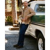 image:imageINTO THE AM Trucker Jackets for Men Flannel Lined Canvas Workwear S4XLKhaki