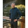 image:imageWindbreaker Jackets for Men Lightweight Athletic Shell Casual ZipNonbranded  Dusty Blue