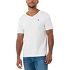 image:imageMens VNeck TShirt Fitted Short Sleeve Soft Cotton Vneck Tees S2XLBranded  White